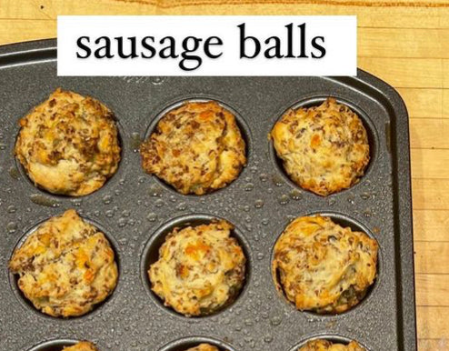 cheddar sausage muffin balls