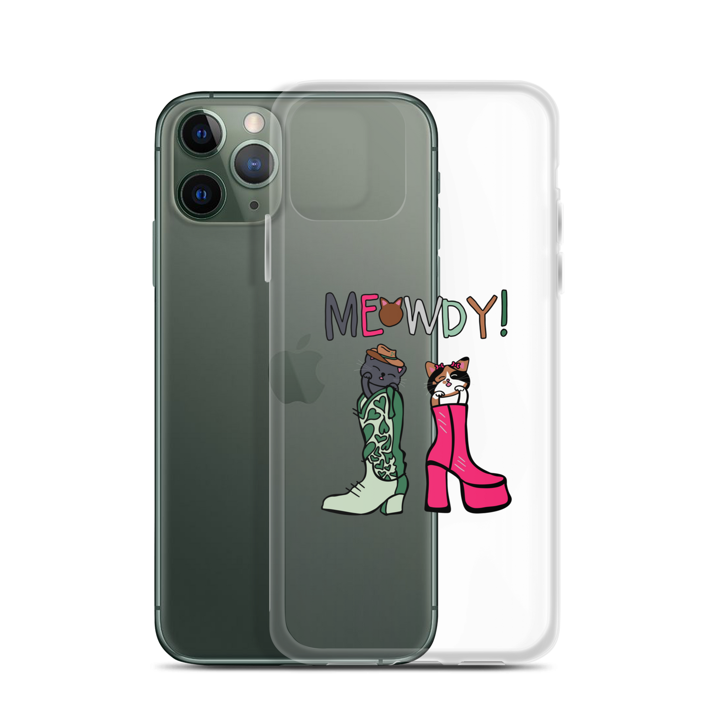 Meowdy! Clear Case for iPhone®