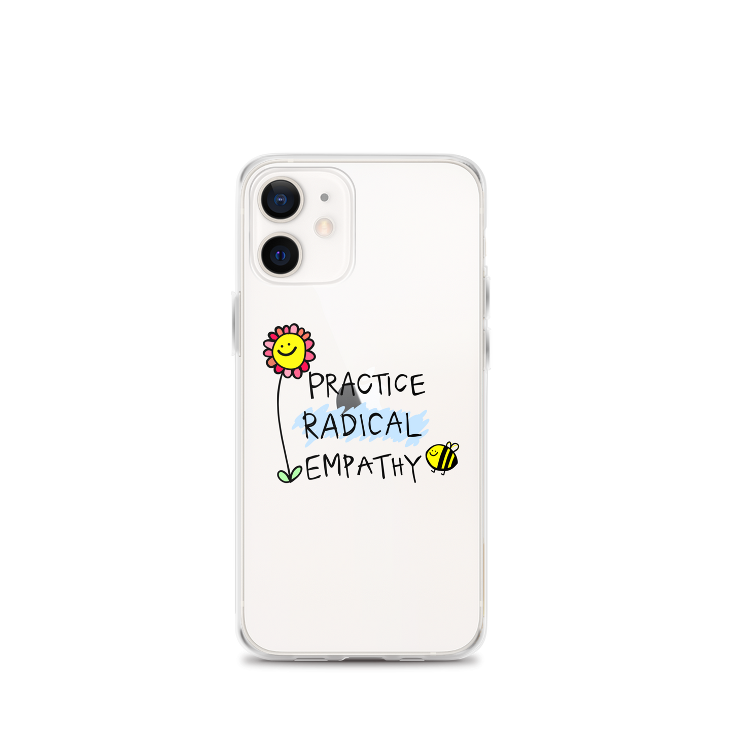 Practice Radical Empathy Doodle Clear Case for iPhone®