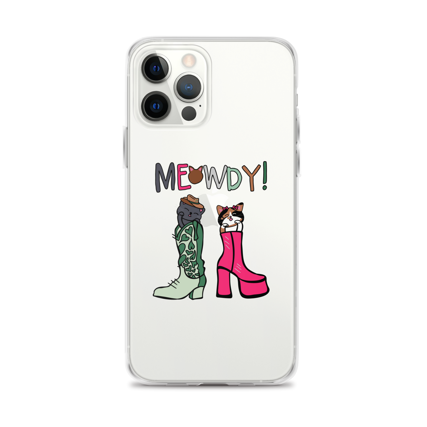 Meowdy! Clear Case for iPhone®