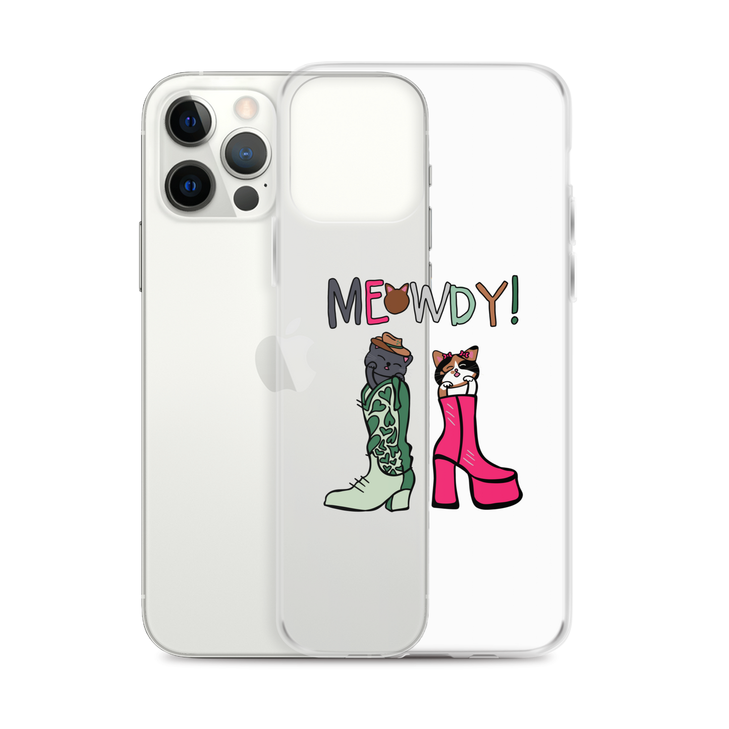 Meowdy! Clear Case for iPhone®