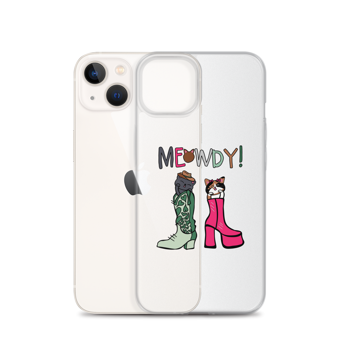 Meowdy! Clear Case for iPhone®