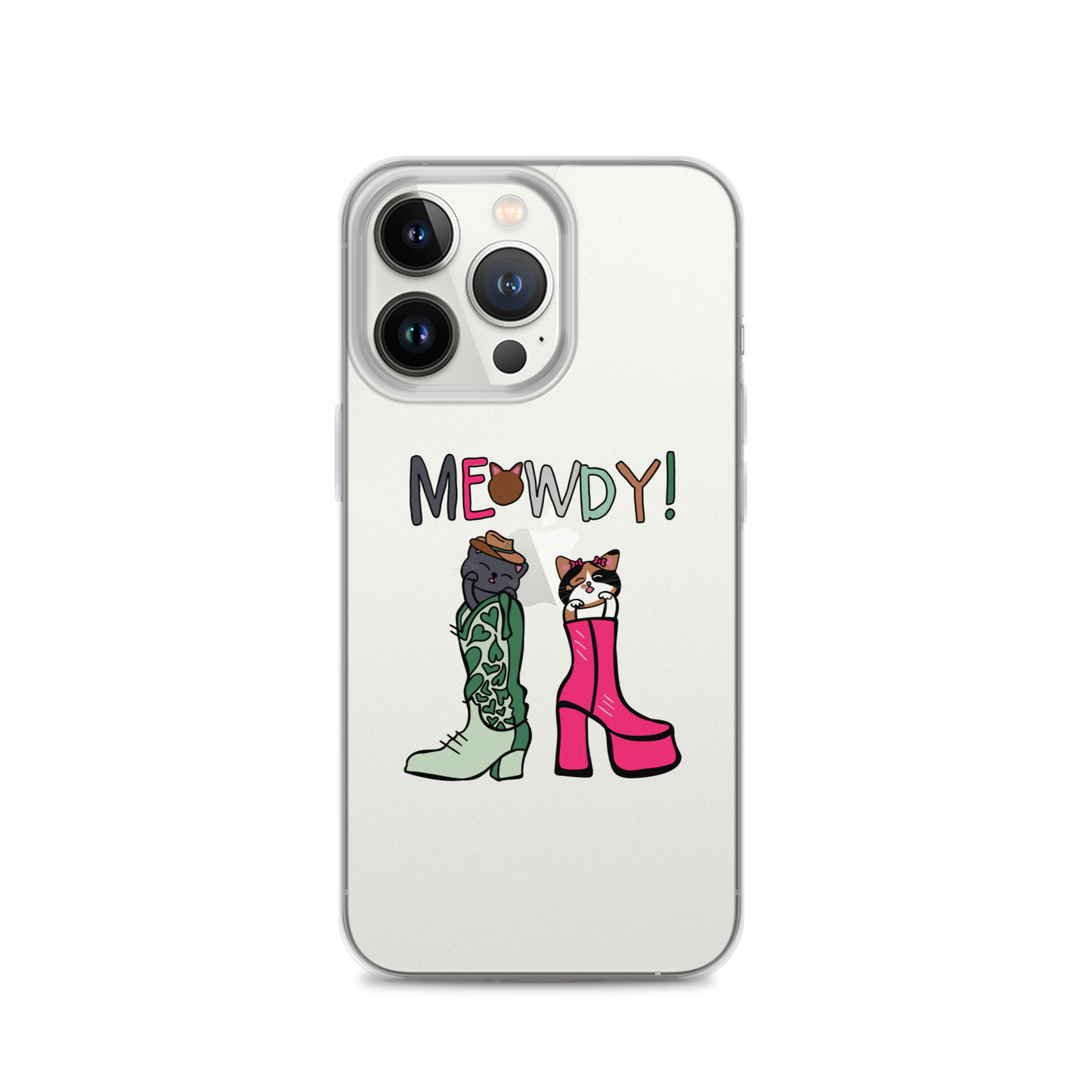 Meowdy! Clear Case for iPhone®