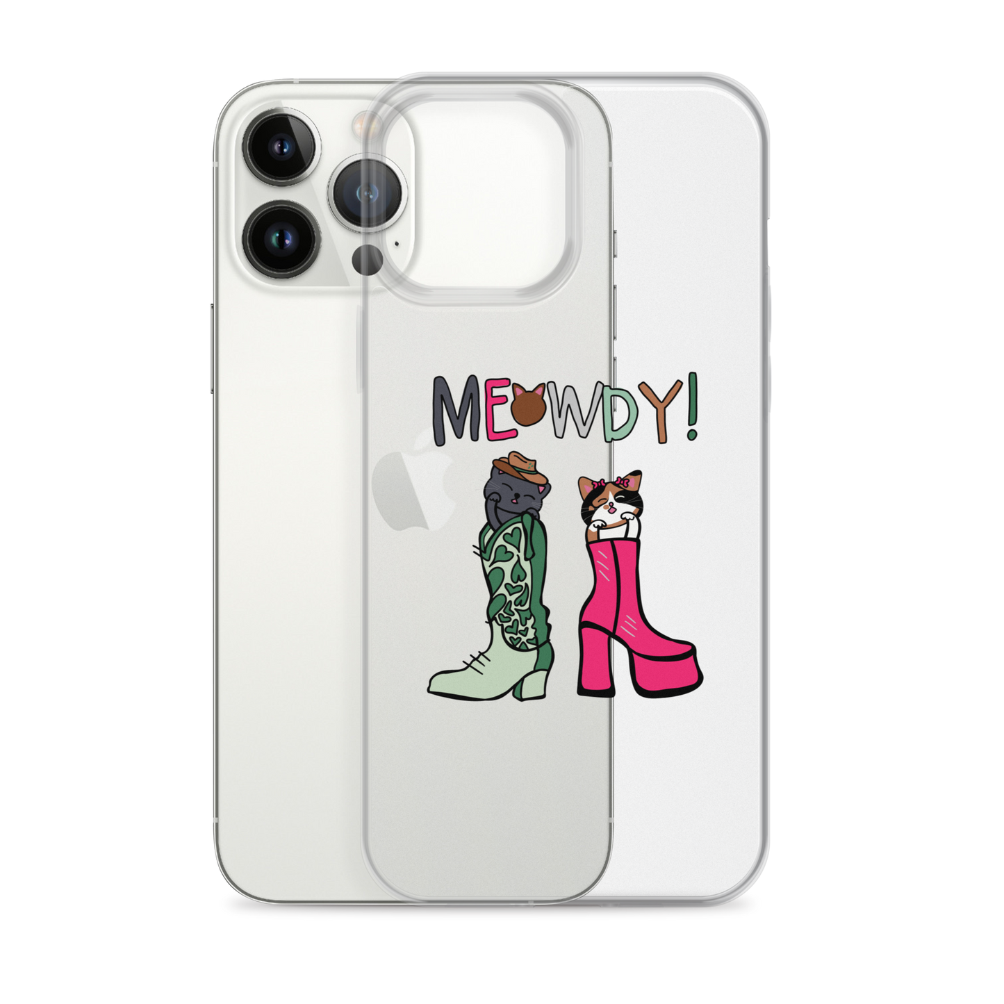 Meowdy! Clear Case for iPhone®