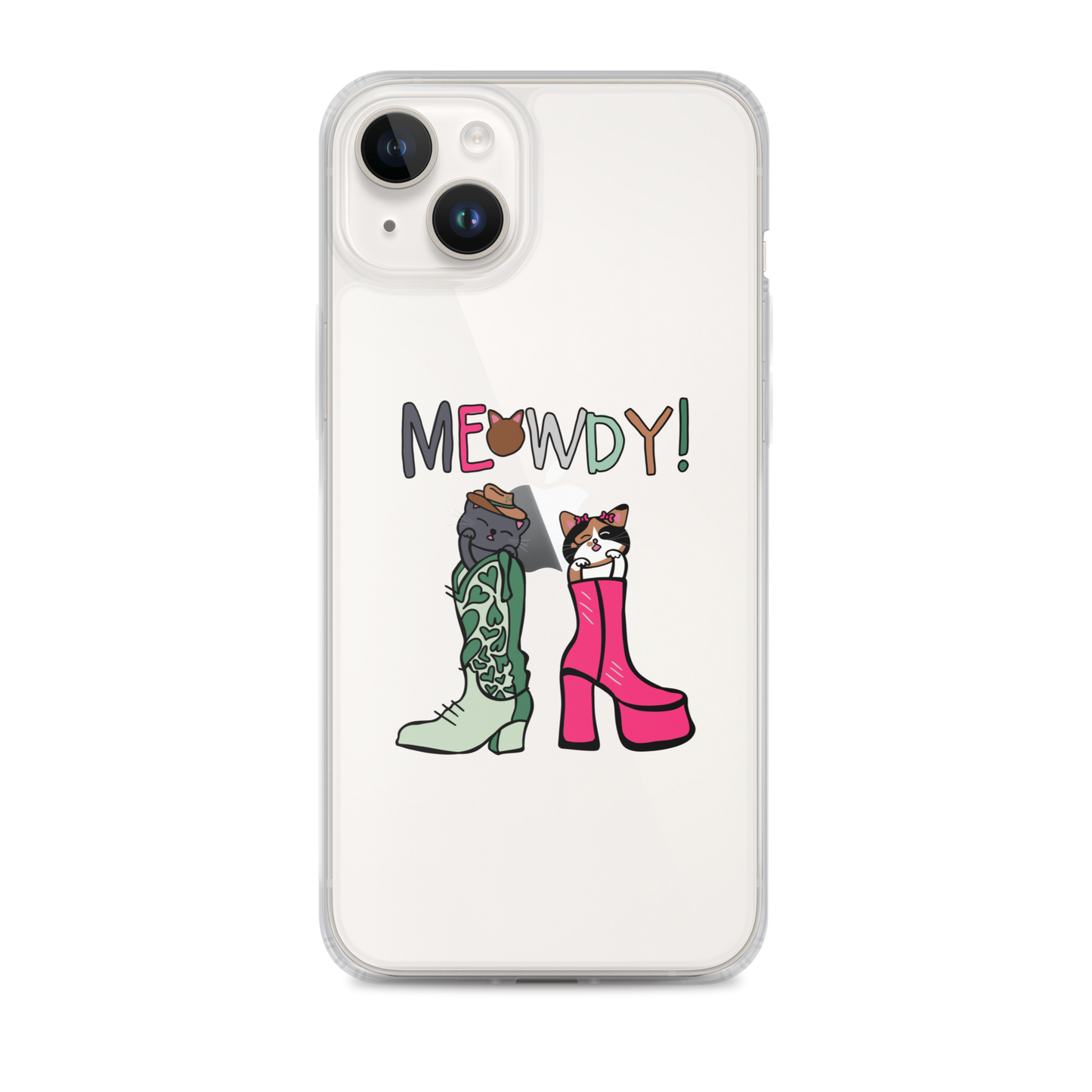 Meowdy! Clear Case for iPhone®