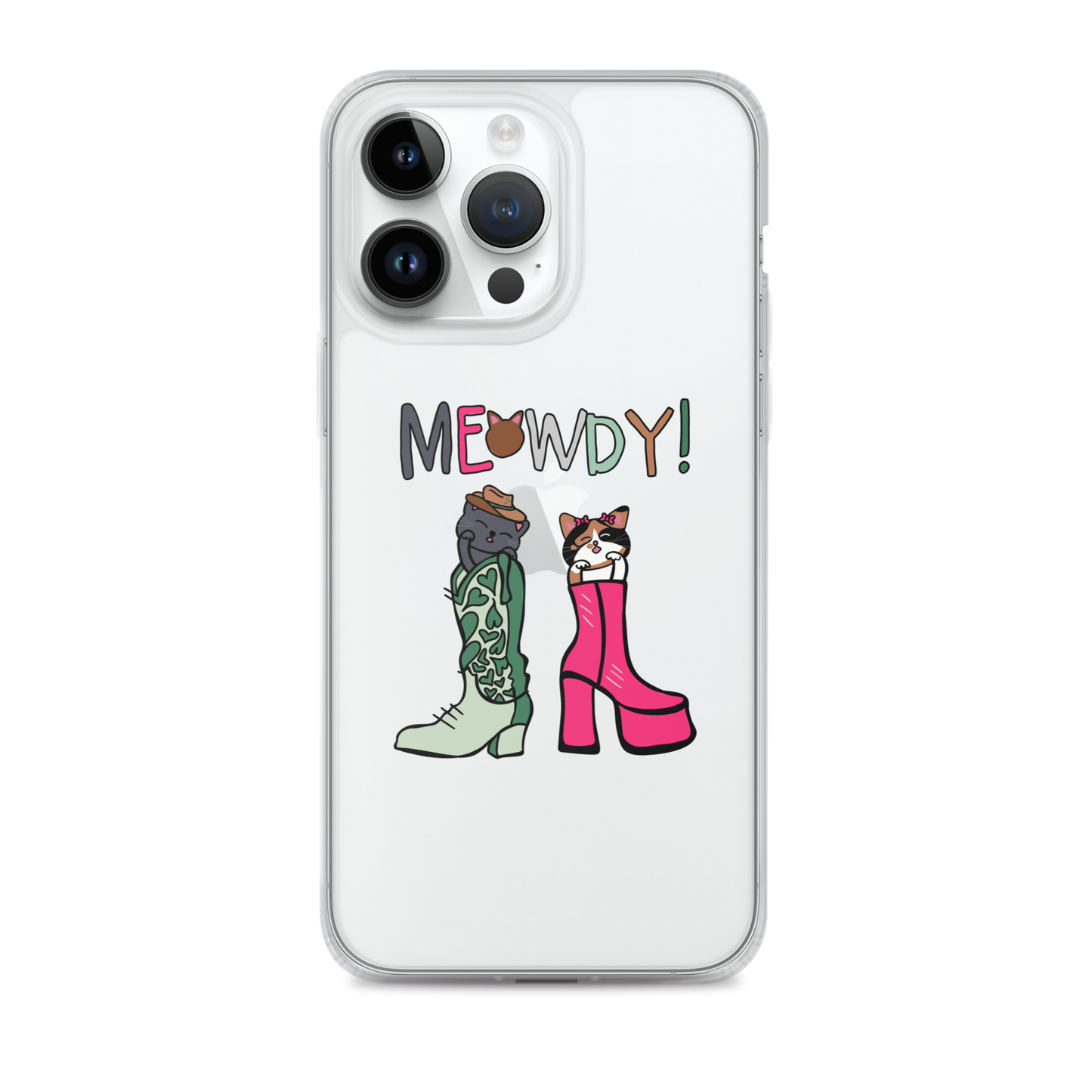 Meowdy! Clear Case for iPhone®