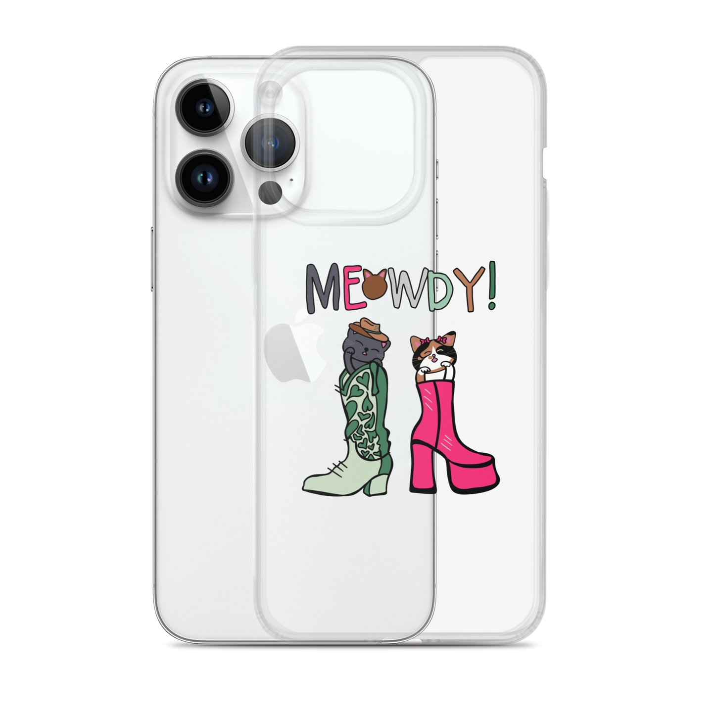 Meowdy! Clear Case for iPhone®