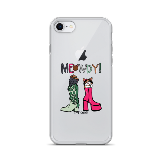 Meowdy! Clear Case for iPhone®