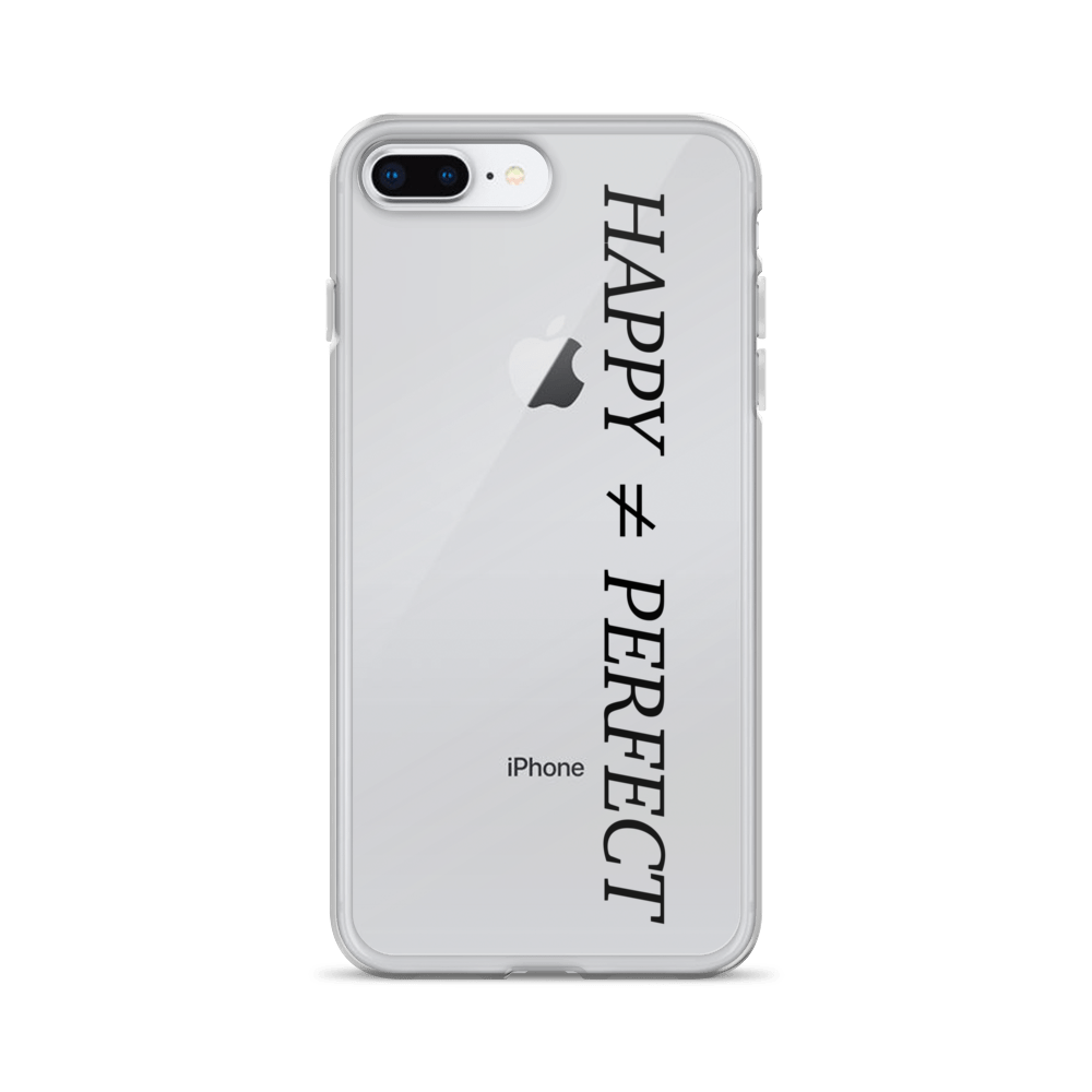 Happy Not Perfect Clear Case for iPhone®