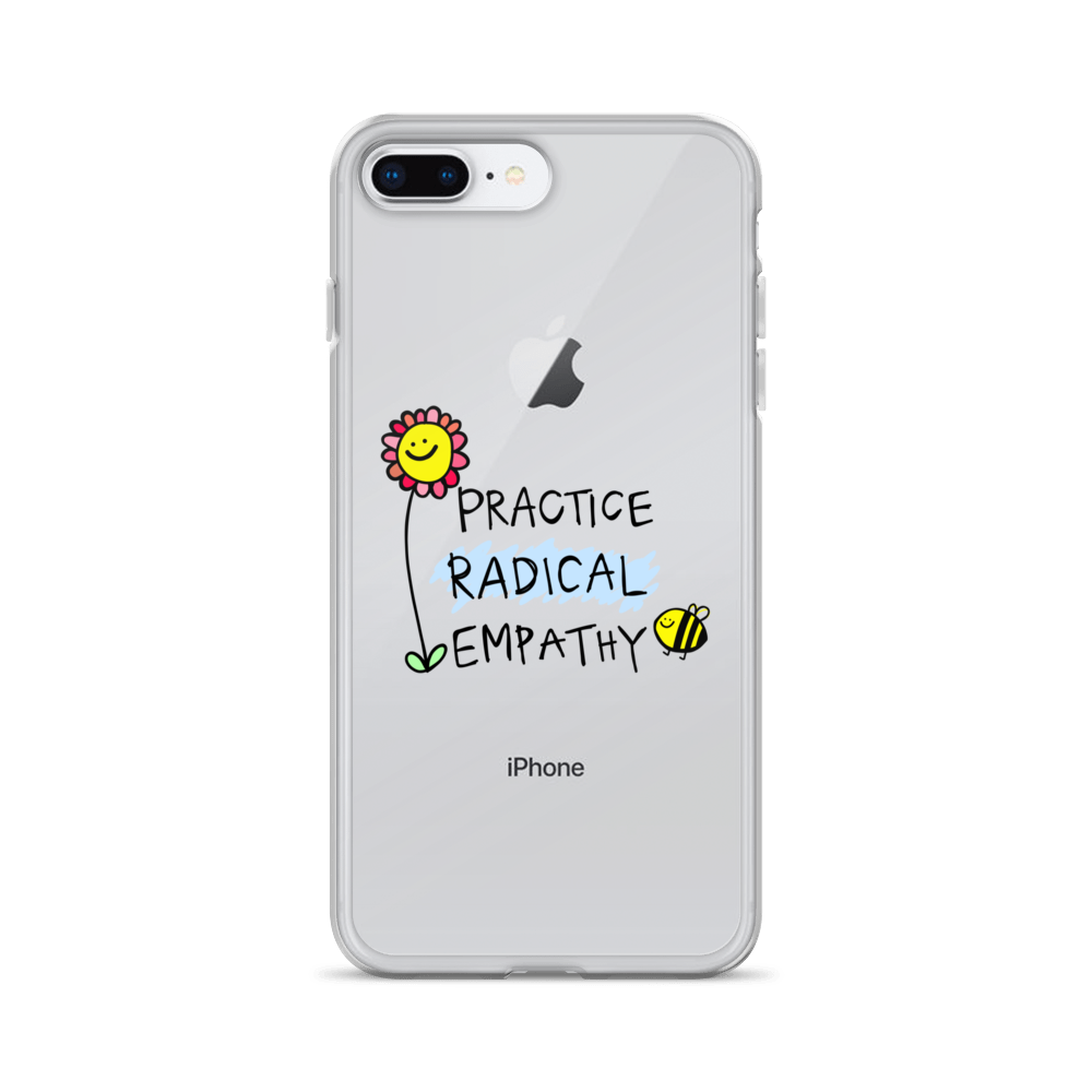 Practice Radical Empathy Doodle Clear Case for iPhone®