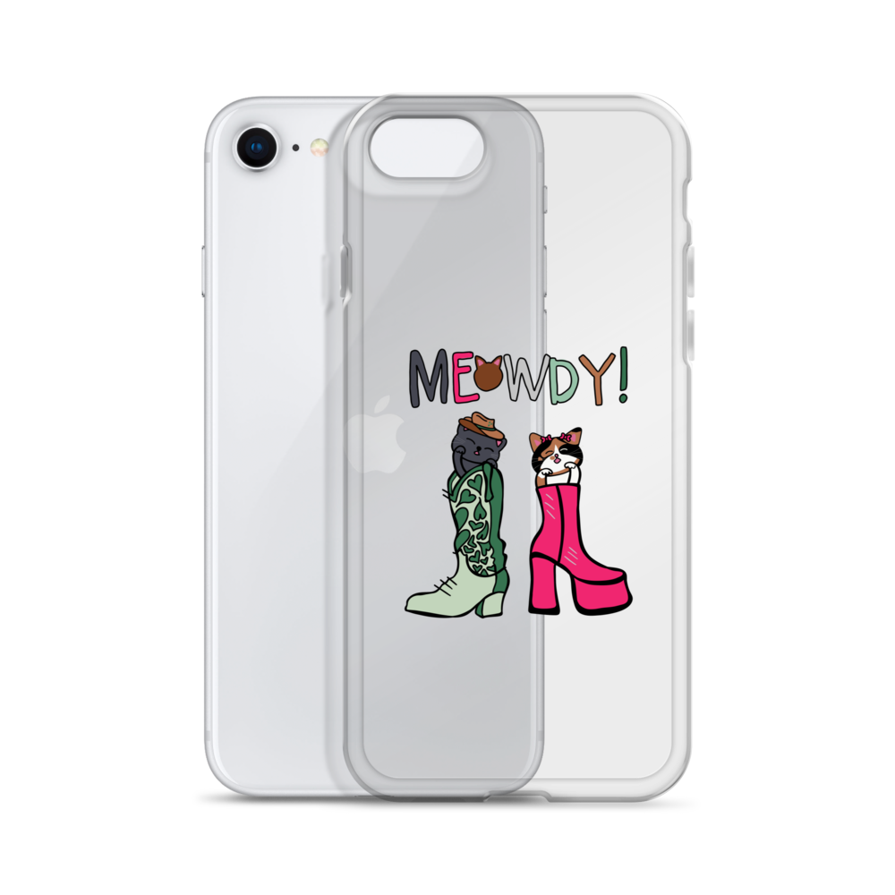 Meowdy! Clear Case for iPhone®