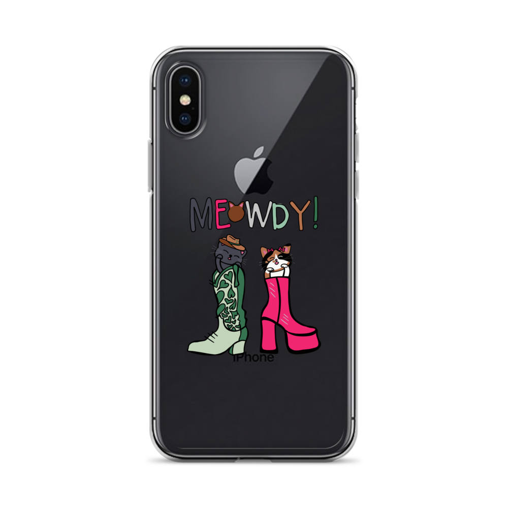 Meowdy! Clear Case for iPhone®