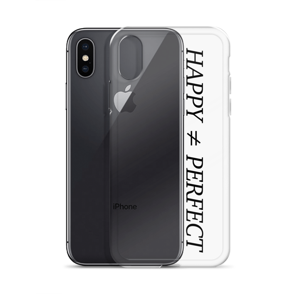 Happy Not Perfect Clear Case for iPhone®