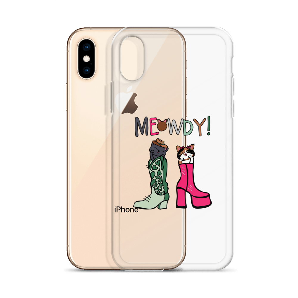 Meowdy! Clear Case for iPhone®