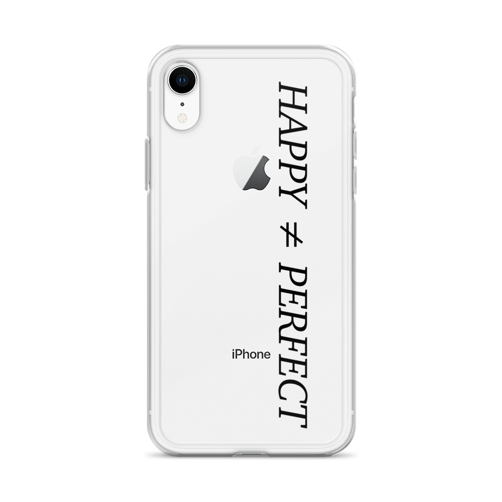 Happy Not Perfect Clear Case for iPhone®