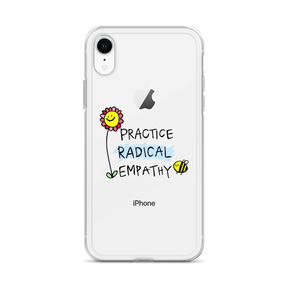 Practice Radical Empathy Doodle Clear Case for iPhone®