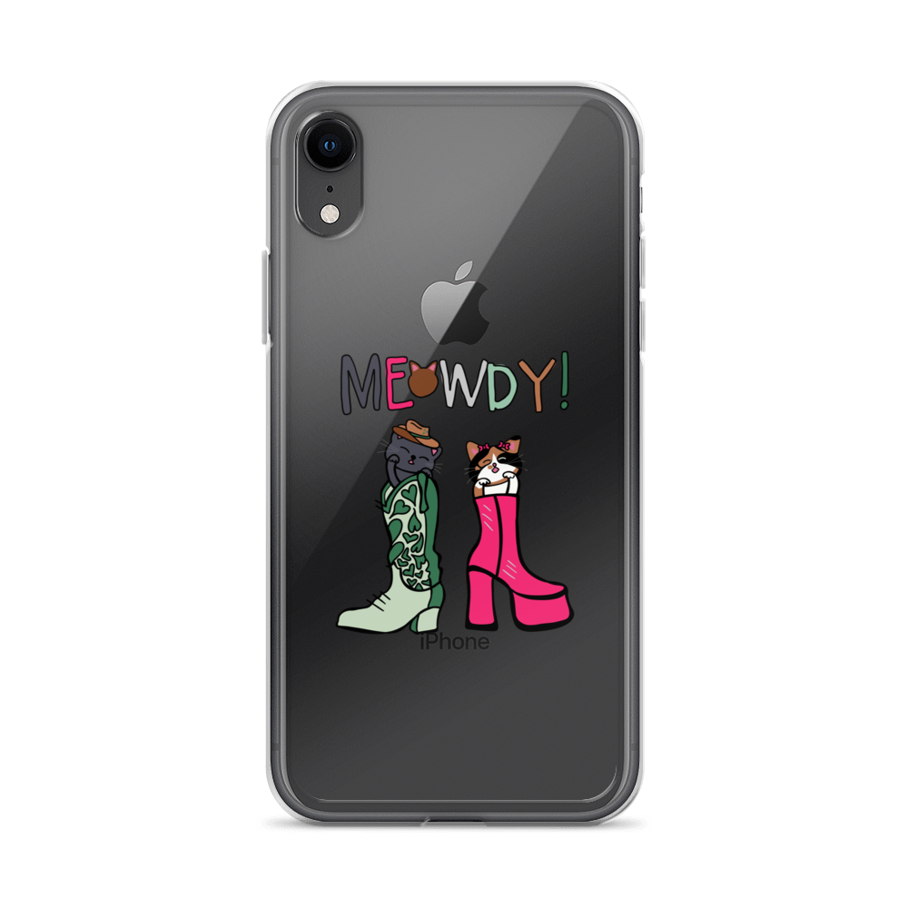 Meowdy! Clear Case for iPhone®