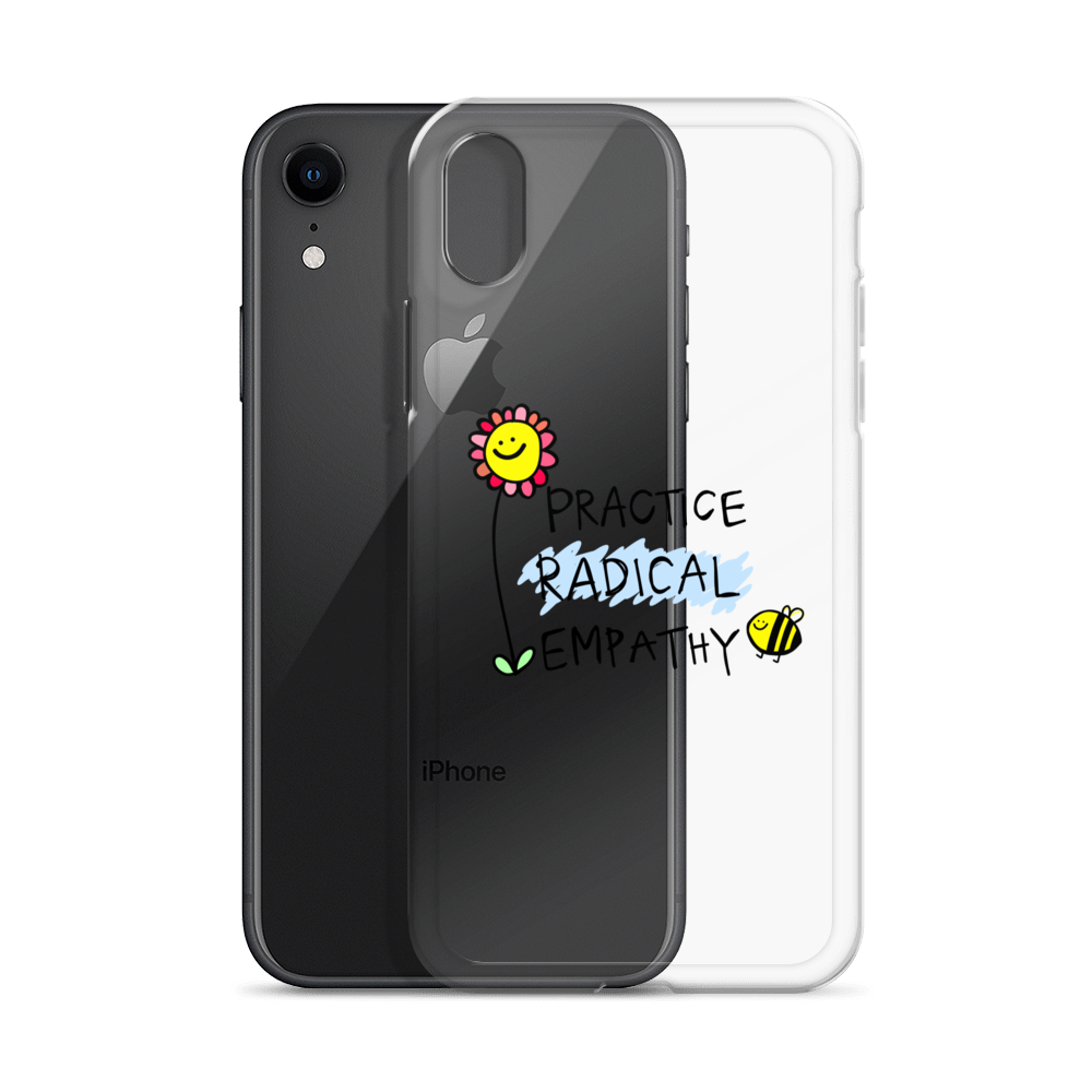 Practice Radical Empathy Doodle Clear Case for iPhone®