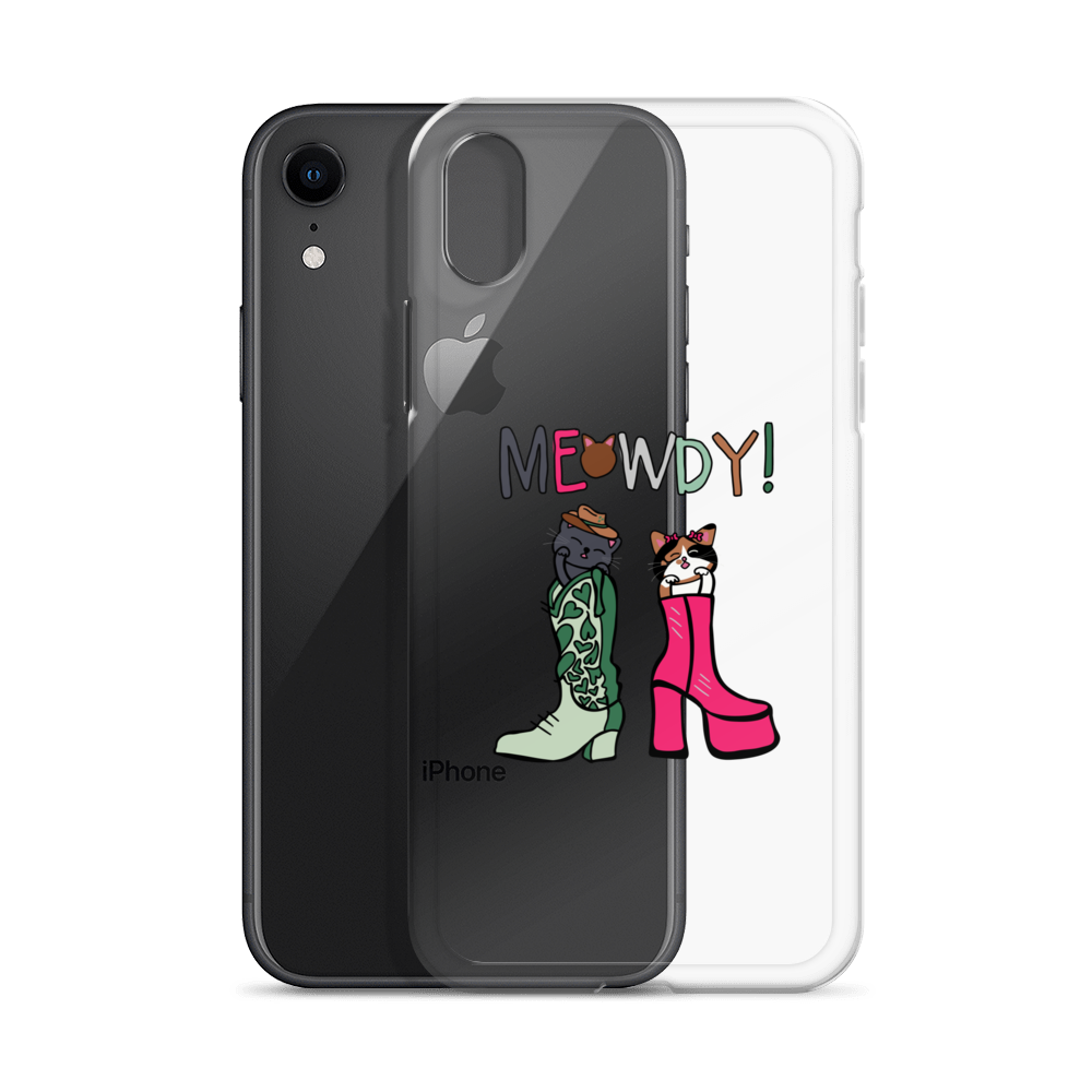 Meowdy! Clear Case for iPhone®