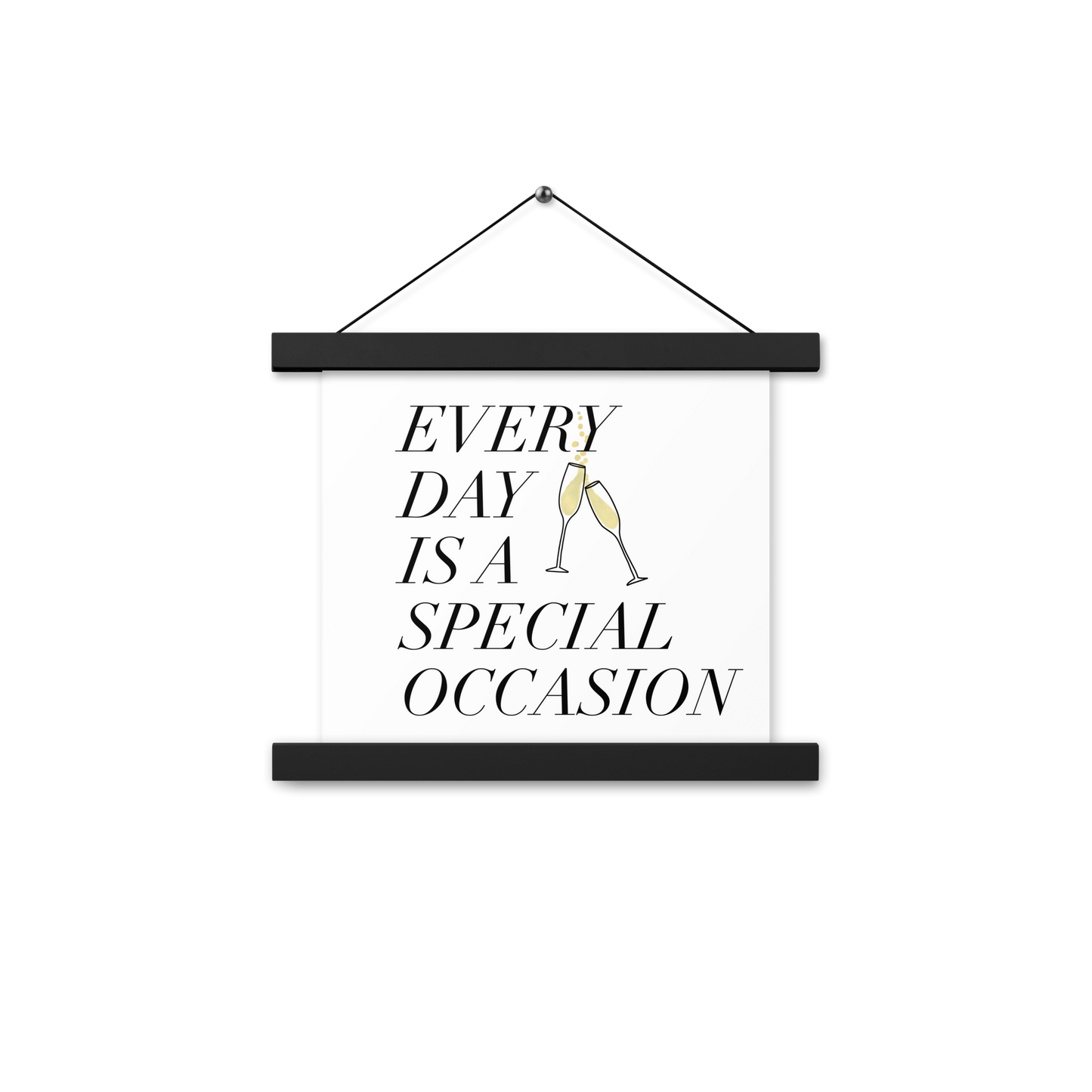 Every Day is a Special Occasion Poster with Hangers