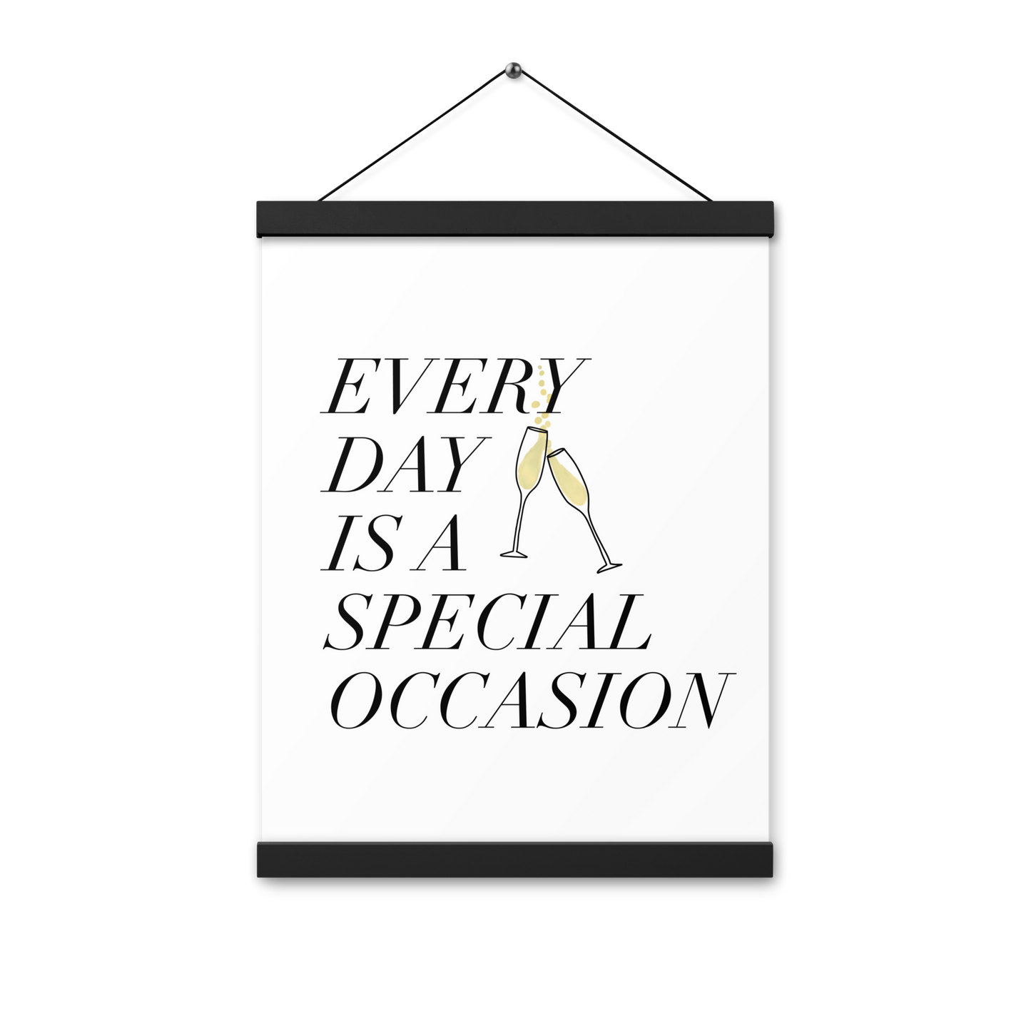 Every Day is a Special Occasion Poster with Hangers