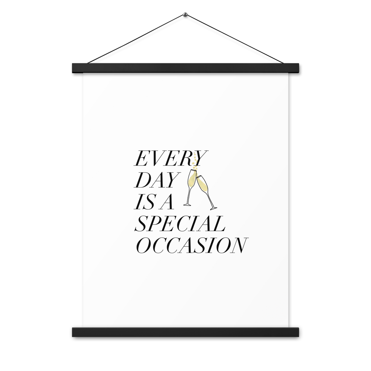 Every Day is a Special Occasion Poster with Hangers