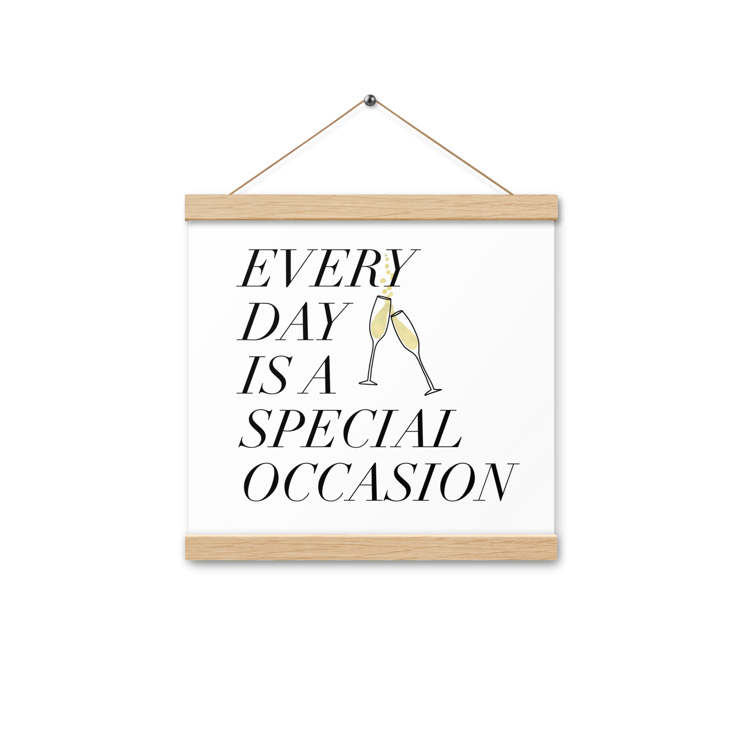 Every Day is a Special Occasion Poster with Hangers