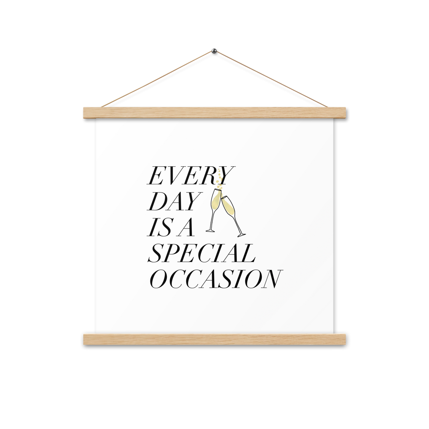 Every Day is a Special Occasion Poster with Hangers