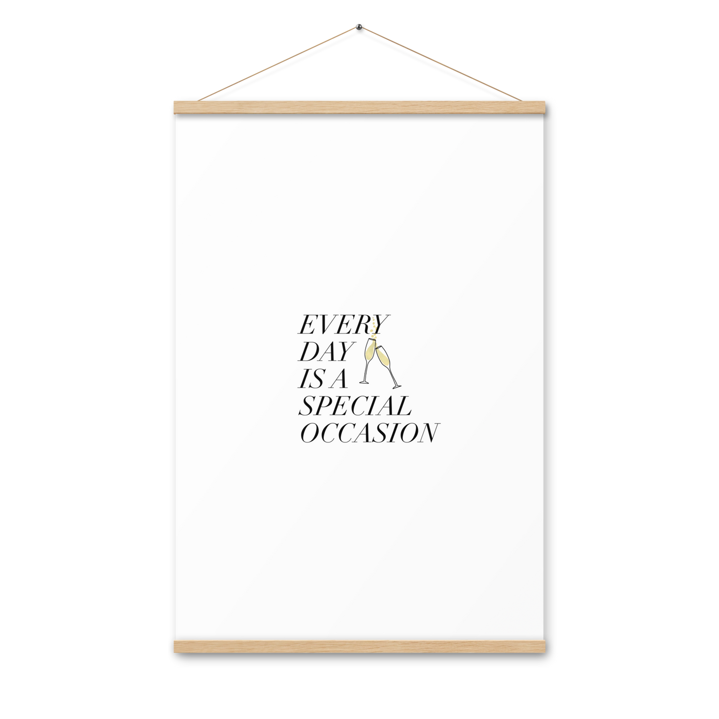 Every Day is a Special Occasion Poster with Hangers