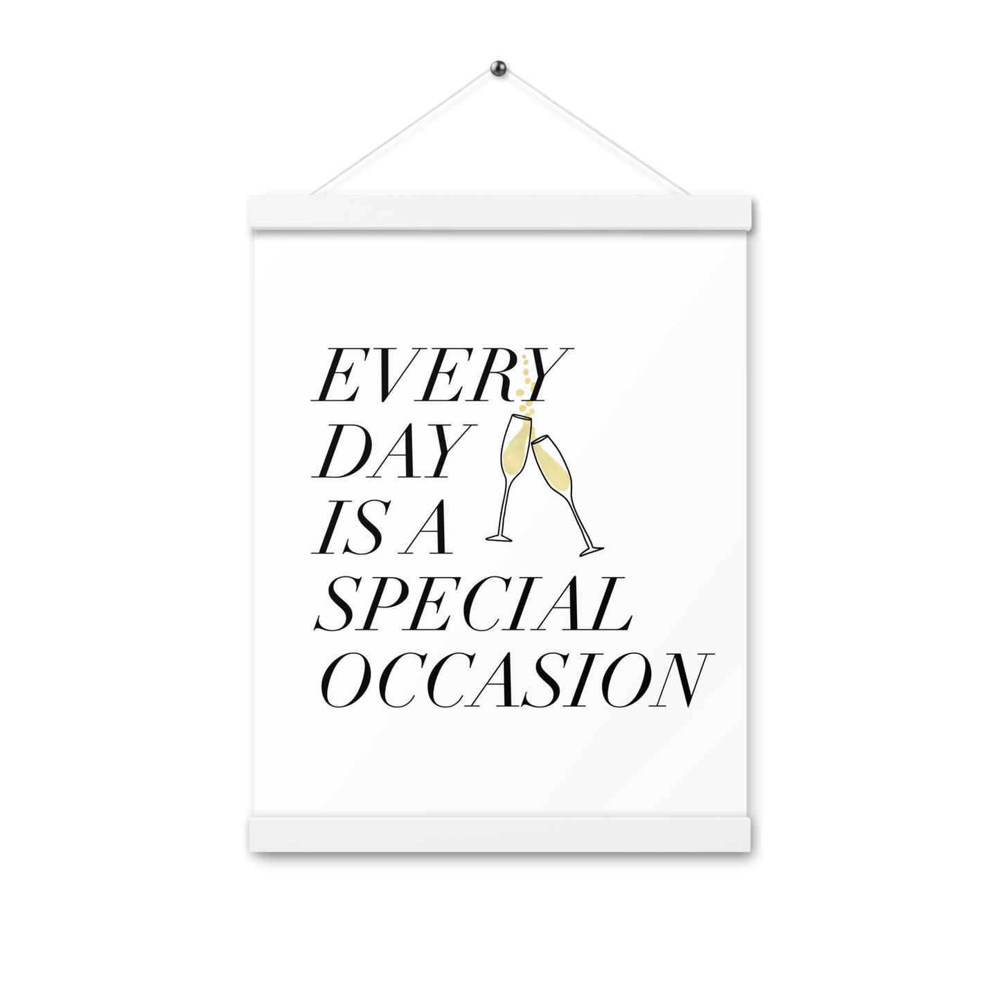 Every Day is a Special Occasion Poster with Hangers