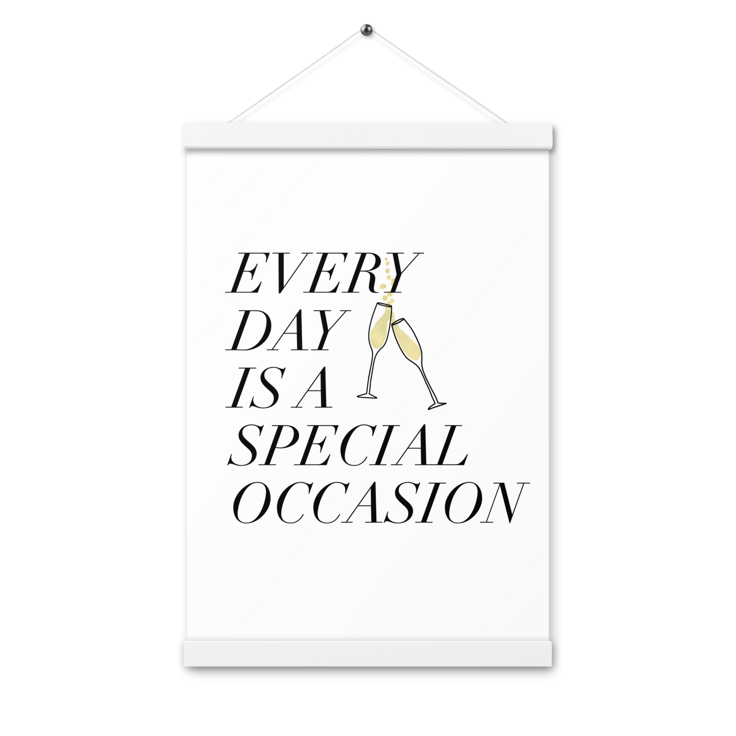 Every Day is a Special Occasion Poster with Hangers