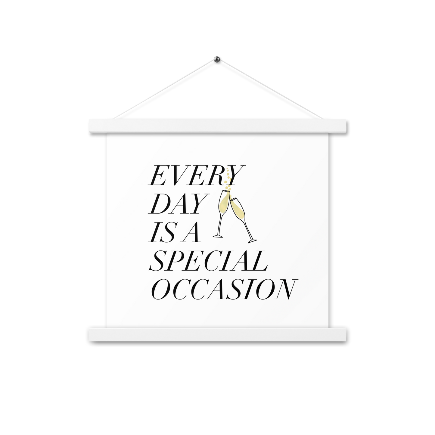 Every Day is a Special Occasion Poster with Hangers