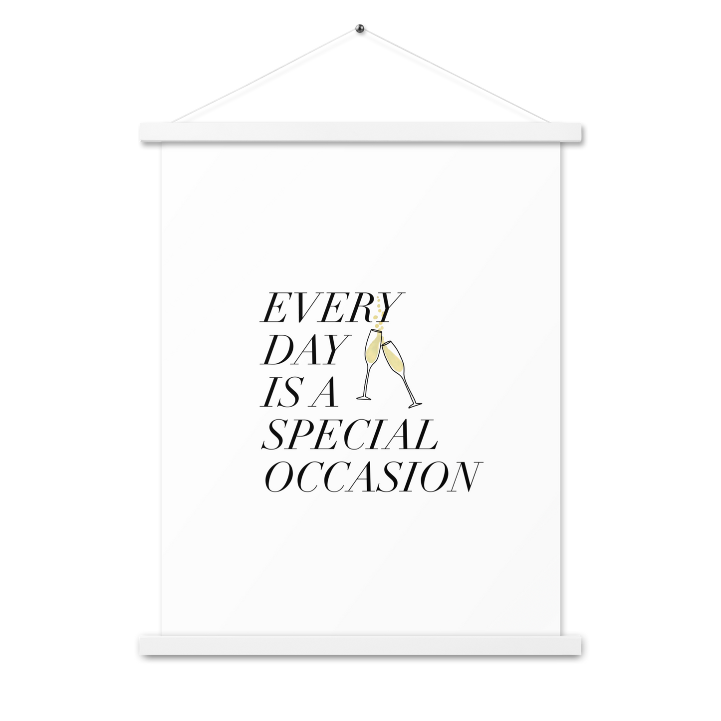 Every Day is a Special Occasion Poster with Hangers