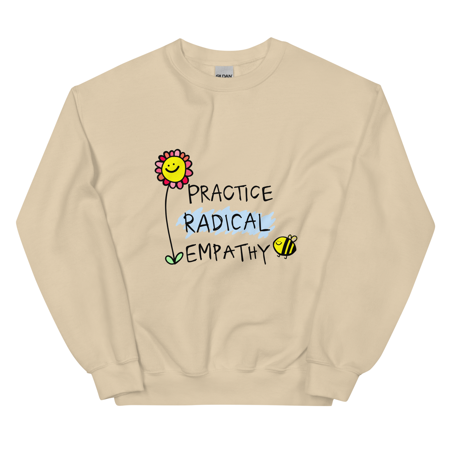 Practice Radical Empathy Doodle Sweatshirt