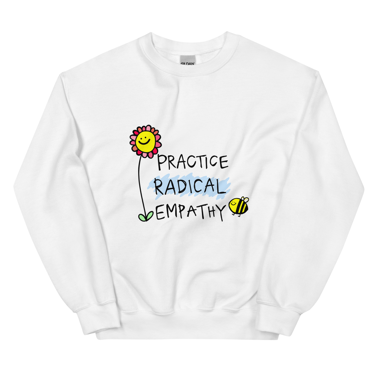 Practice Radical Empathy Doodle Sweatshirt