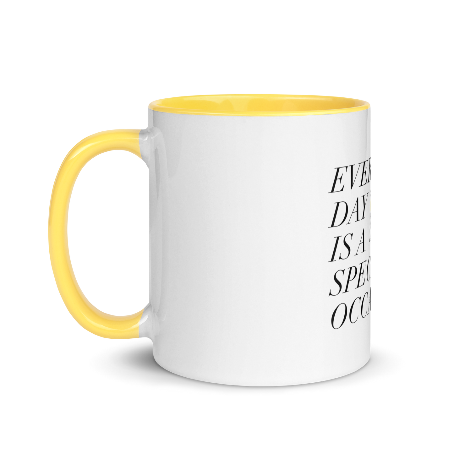 Every Day is a Special Occasion Mug with Color Inside